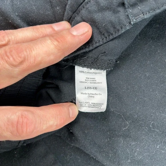 Tinseltown Black Cargo Pants Wide Leg‎ Utility Streetwear Size L - Picture 9 of 11